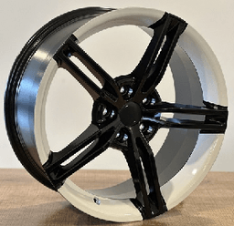 RC RC1186 8x18 5x98 ET40 BLACK/WHITE